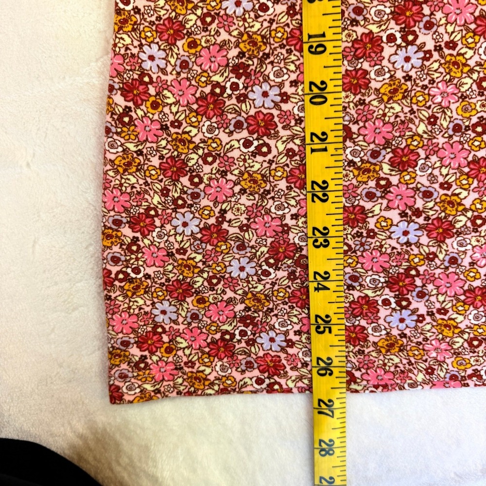 Lands End Womens XL Pink Floral Print Cotton Sleeveless Tank Top - Picture 10 of 10